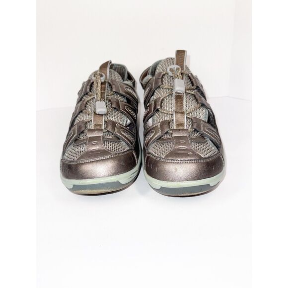 Orthofeet Verona Closed Toe Sandal Comfort Metallic Outdoor Drawstring 10.5 Wide - Picture 6 of 15